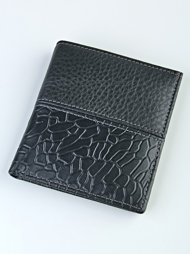 YK Портмоне мужское "001-508L" б/н (нат. кожа) 