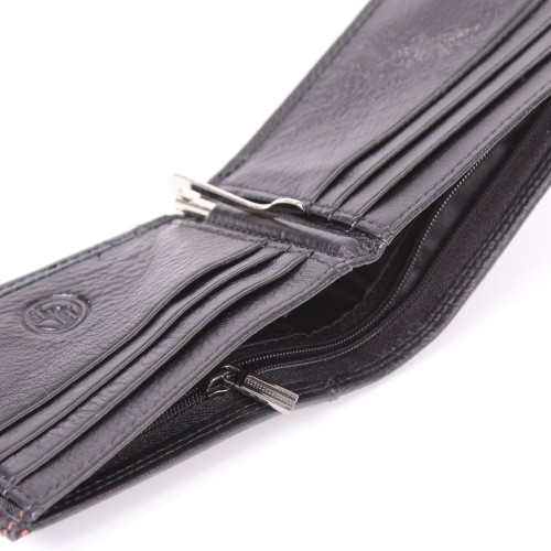 YD Зажим для денег HT 168-R24B (нат.кожа)