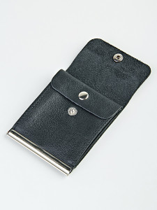 YK Зажим для денег с 2 кнопками L-625 